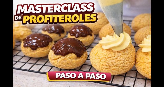 Profiteroles con y sin Craquelín