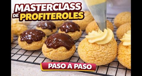 Profiteroles con y sin Craquelín