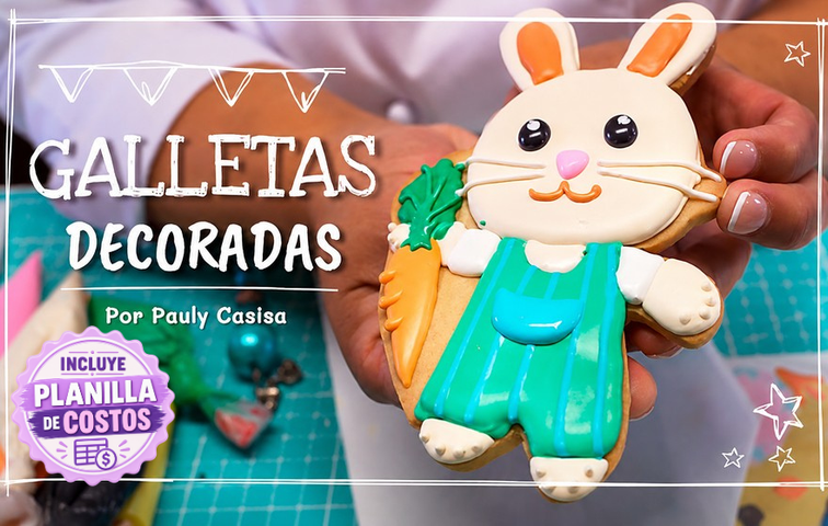 Galletas decoradas desde cero: logra acabados prolijos y profesionales (Nivel Inicial)