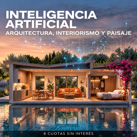 Inteligencia Artificial para Arquitectura, Interiorismo y Paisaje
