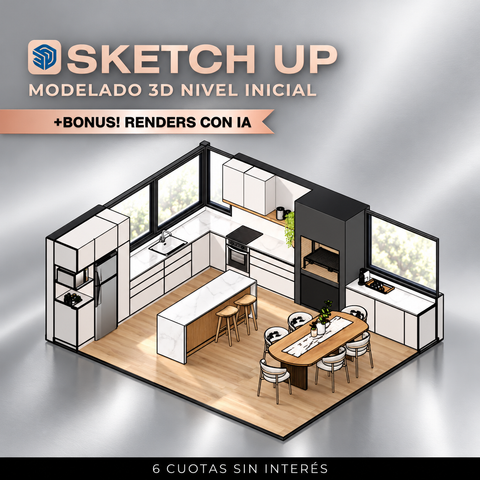 Modelado 3D con Sketch Up