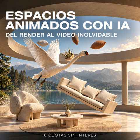 Espacios Animados con IA - Creá Videos Inolvidables a partir de Renders