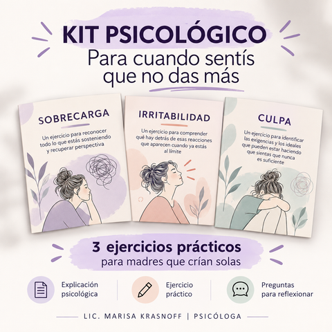 Kit psicológico para cuando sentís que no das más