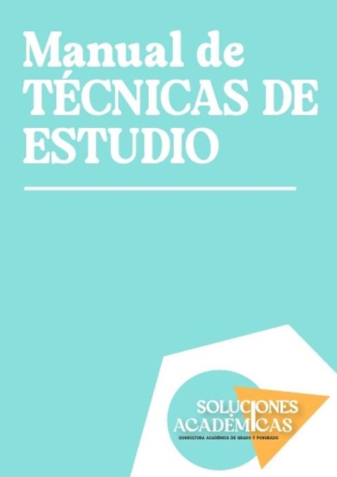 Manual E-Book TÉCNICAS DE ESTUDIO