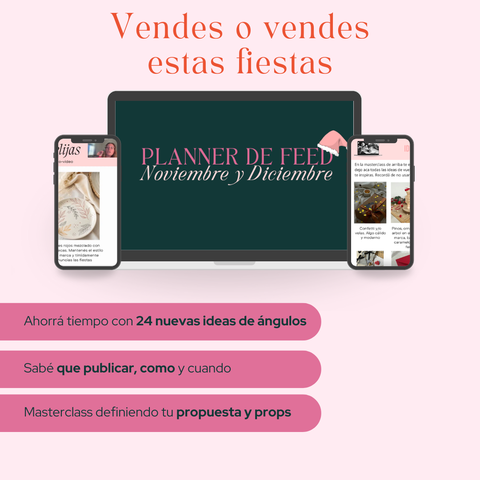 Planner de feed noviembre & diciembre