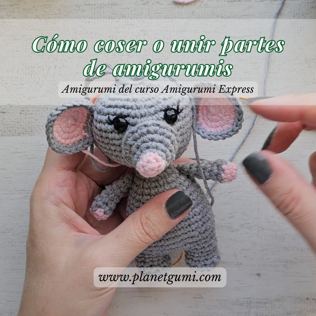 Cómo coser o unir partes de amigurumis [04/09/2023]