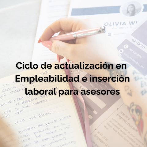 Curso en vivo: Empleabilidad e inserción laboral para asesores
