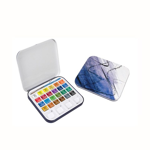 Acuarela Daler Rowney Pastillas Aquafine x24 (Lata)