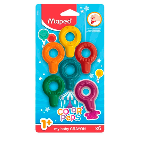 Cera Maped Baby Crayon x6 (86380601)