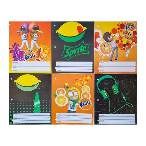 Separadores N°3 Mooving Fanta/Sprite x6