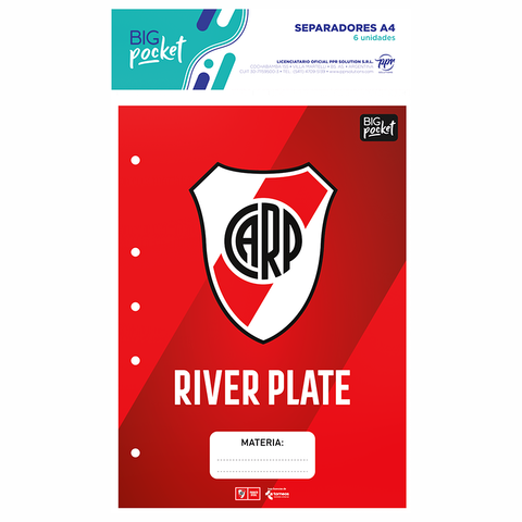 Separadores A4 PPR River 