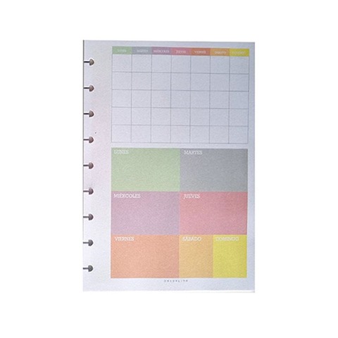 Repuesto Cuaderno Int. Decorline 18x25cm x30H. 