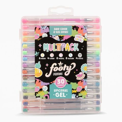 Lapicera Footy Gel x30 (LIB353)