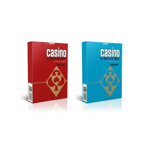    Naipes de poker x54 Casino Plastificadas 