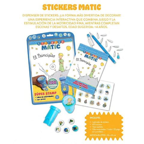 Set Infantil Vértice Sticker Matic 