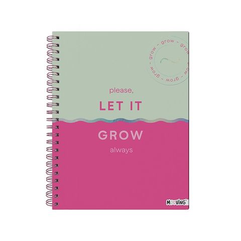 Cuaderno Universitario Rayado Tapa Dura Mooving 96H 