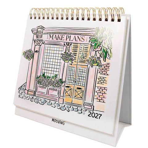 Calendario 2027 de Escritorio Mooving 16.5x16cm 