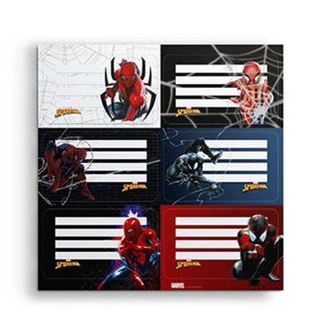Etiquetas Mooving Spiderman 