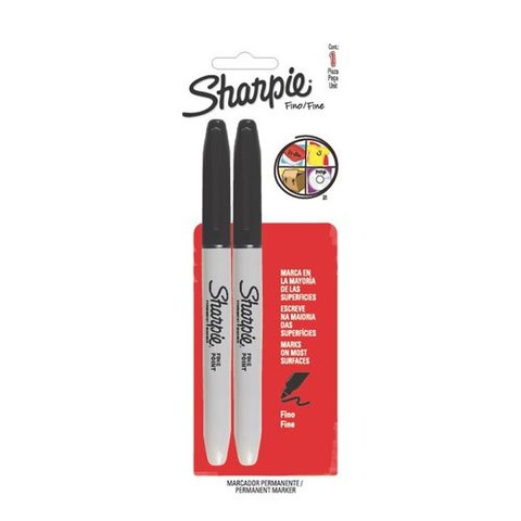 Marcador Sharpie Permanente Fino x2 