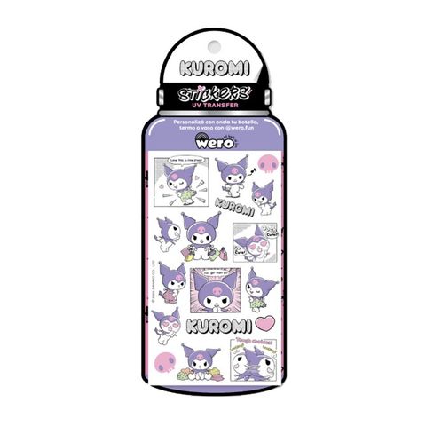 Stickers Wero UV Resistente al Agua P/Botellas-Etc x2 Planchas 