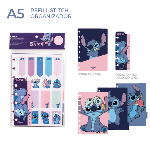 Repuesto Cuaderno Mooving Loop a Discos A5 