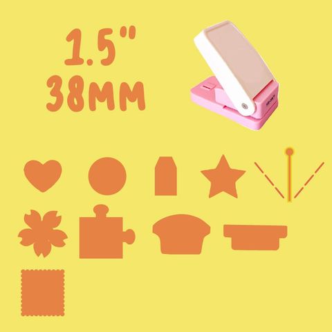  Sacabocado Formas - Perforadora (3.8cm) 1.5