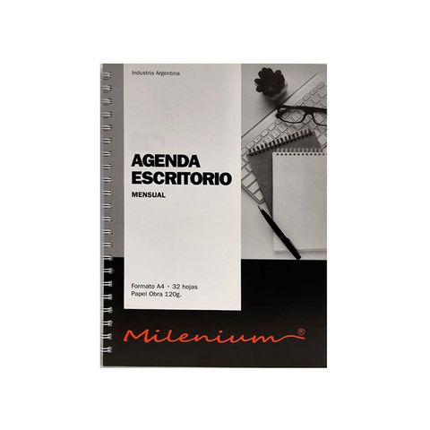 Calendario 2027 Milenium Agenda Mensual (A4) (CA50)