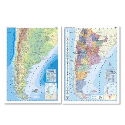 Mapa Mural Laminado 
