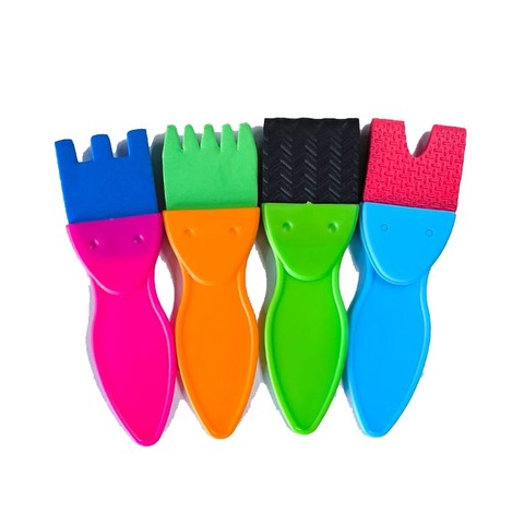 Pack de Pinceles de Goma Keyroad Set x4 Fantasia (971862)