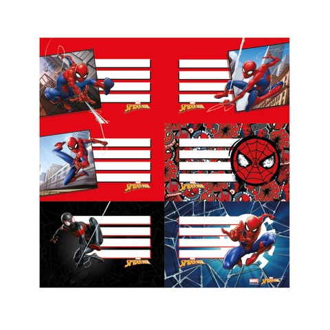 Etiquetas Mooving Spiderman 