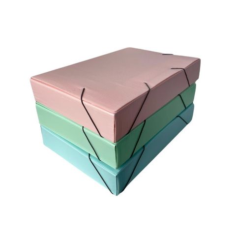 Carpeta Caja Plastica Oficio Multionda Rideo 