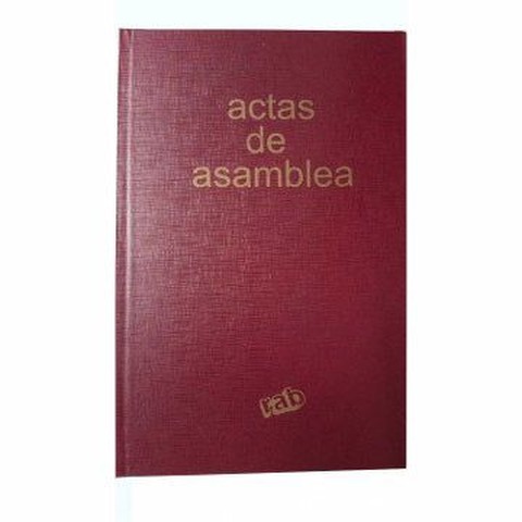 Libro Rab Actas de Asamblea T-D 200 Páginas