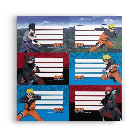 Etiquetas Mooving Naruto 