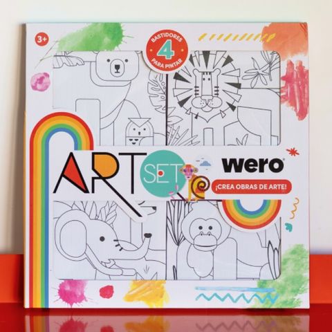 Art Set Wero Bastidores Impresos x4 