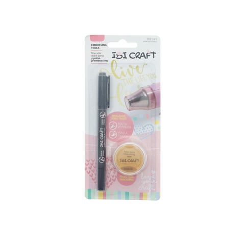 Embossing Set Marcador 2 Puntas y Frasco (657150)