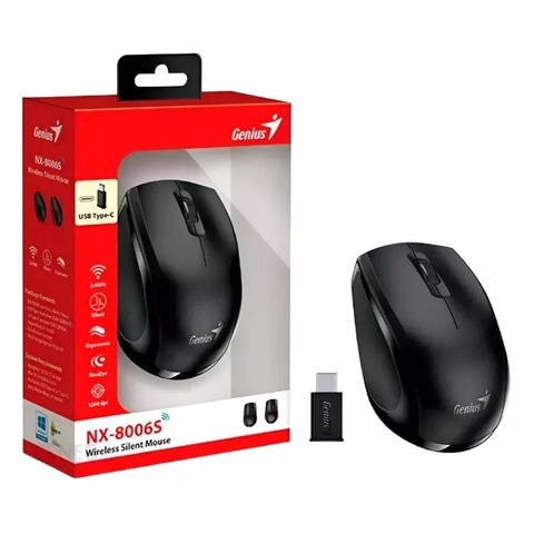 Mouse Genius NX-8006S Wireless (USB Tipo C)