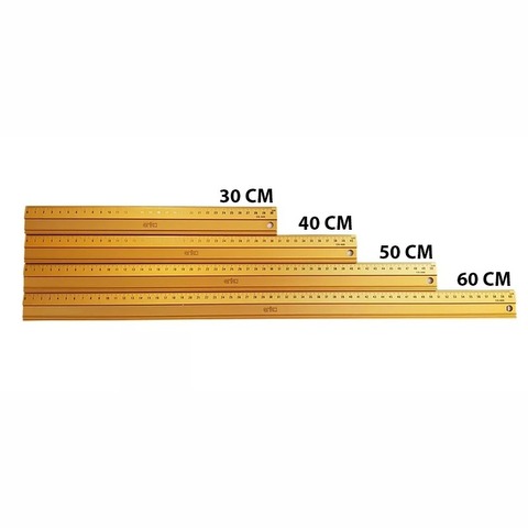 Regla metálica Erika  30cm Bronce (CS-300-G)