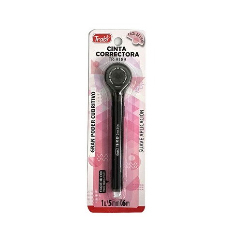 Corrector Cinta Trabi 6mm x 6mts TR-9189