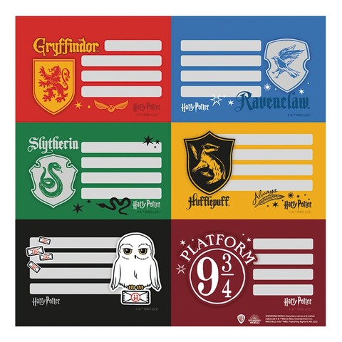 Etiquetas Mooving Harry Potter 