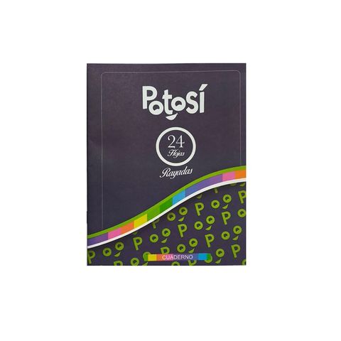 Cuaderno Escolar Tapa Flex. Rayado x24Hj. Potosi