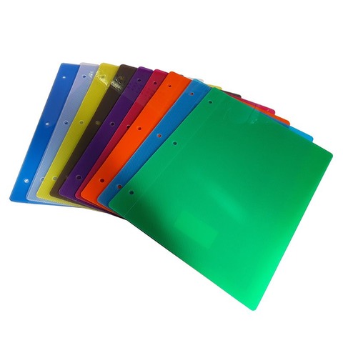 Carpeta Nº3 dos tapas PP (Cartopel) Lisa Transparentes Tonalizadas