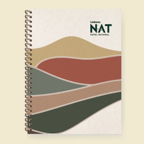Cuaderno Universitario 22x29 Ledesma Nat Tapa Dura 100H Rayadas 