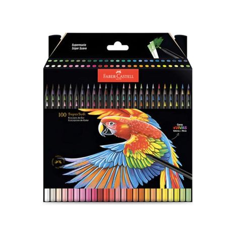 Lápiz Faber Castell SuperSoft x100