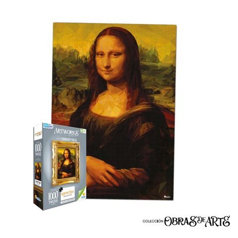 Puzzle Ronda 1000 Piezas Obras de arte Monalisa (12429)