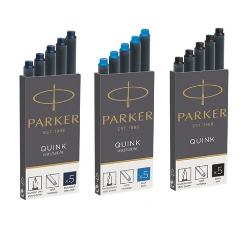 Cartucho Para Pluma Parker Quink x5u Color