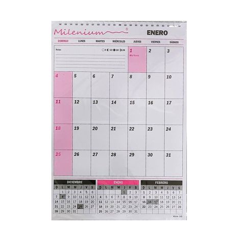 Calendario 2027 Milenium Esp. 32.5x45.5cm (A3 Vertical) (CA03)