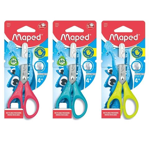 Tijera Escolar Maped 13cm Essen Zurdos (464310)