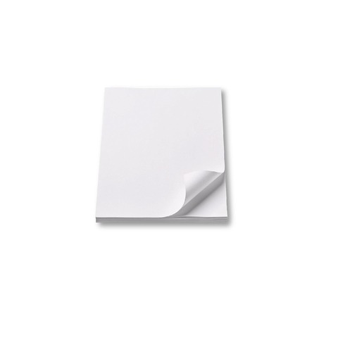 Hoja A4/Etiqueta Obra Adhesiva blanca x10
