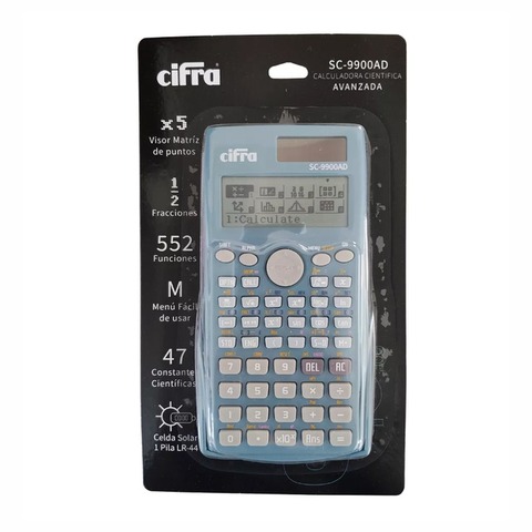 Calculadora Cientifica Cifra SC-9900AD (552 Func.)