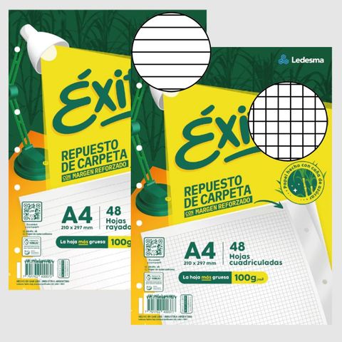  Repuesto A4 Exito -100Grs- x48Hojas. C/Banda
